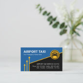 Upwards Yellow Sky Arrows Airport Runway 名刺 (スタンド正面)