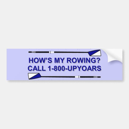 upyoars バンパーステッカー (正面)