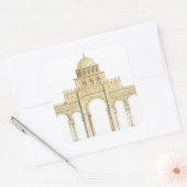 Uqbaのモスク。 Kairouanチュニジア。 主要なfaçade スクエアシール (封筒)