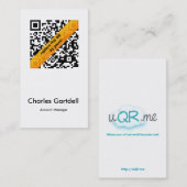 uQR.meの名刺 名刺 (正面/裏面)