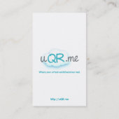 uQR.meの名刺 名刺 (裏面)