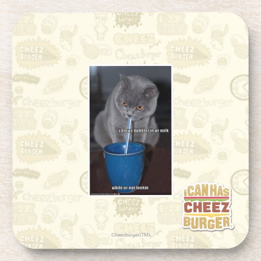 urのミルクの打撃の泡 コースター (正面)