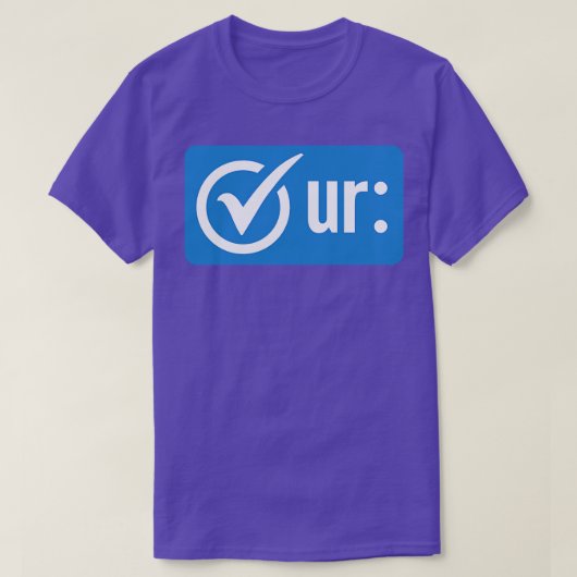 URコロンの確認 Tシャツ (デザイン正面)