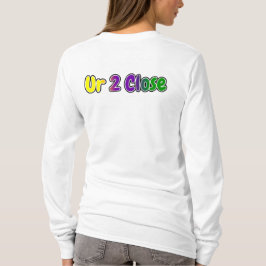 Ur 2閉じるマルディグラスカラー tシャツ