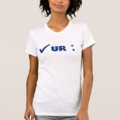 UR COLONチェック： Tシャツ (正面)