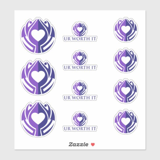 UR Worth Itステッカー シール (シート)