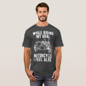 Ural motorcycle offroad motorcyclist  (3) tシャツ (正面フル)
