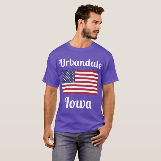 Urale Iowa Stylish Prints1 Tシャツ (正面フル)