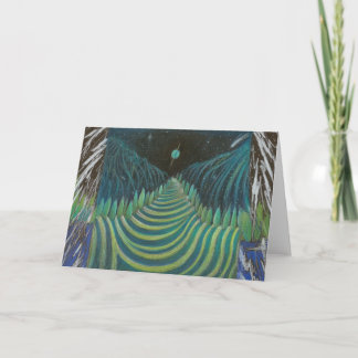 'Uranian Road'グリーティングカード カード