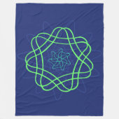 Uranium Glow フリースブランケット (正面)