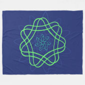 Uranium Glow フリースブランケット (正面(横))