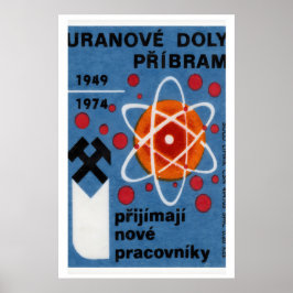Uranium Mining - Matchbox Print - Czech Wall Art ポスター