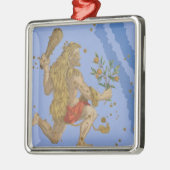 「Uranoからのヘラクレスのライオンの毛皮の星座、 メタルオーナメント (左)