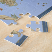 「Uranometriaからのクラゲの頭部とのPerseus、 ジグソーパズル (側面)