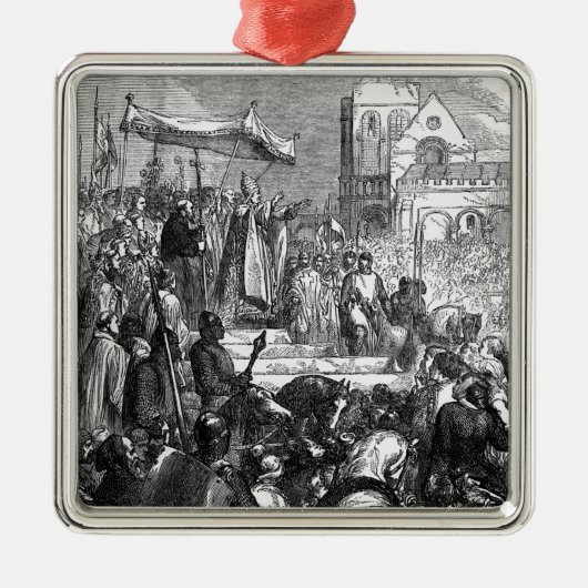 Urban法皇第1回十字軍を説教するII メタルオーナメント (正面)