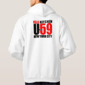 Urban59地獄の台所NYCロゴのSwaetのワイシャツ パーカ (裏面)