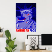 Urban59 ArtWorks Studio NYC「American Food」 ポスター (ホームオフィス)