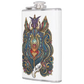 Urban 3D Mythic Soul Vinyl Wrapped Flask フラスク (左)