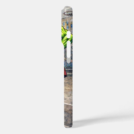 Urban Alien Basketball Player - Comic Style Art Case-Mate iPhoneケース (裏面 / 左)