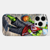 Urban Alien Basketball Player - Comic Style Art Case-Mate iPhoneケース (裏面 (横))