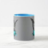 Urban Angel Graffiti Mug – Broken Statue Street Ar マグカップ (中央)