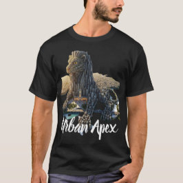 Urban Apex Lion Skyscraper Architectural Shirt Tシャツ