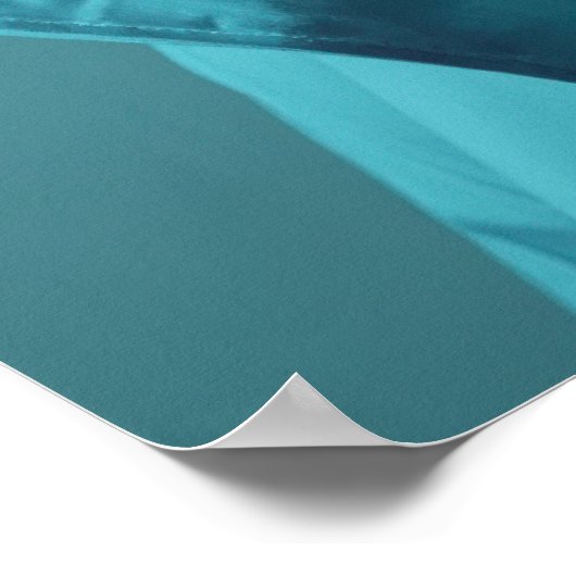 Urban Arctic Style Husky Portrait ポスター (角)