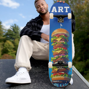 Urban "ART" Giant Hamburger Tower スケートボード
