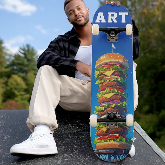 Urban "ART" Giant Hamburger Tower スケートボード