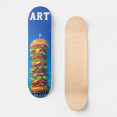 Urban "ART" Giant Hamburger Tower スケートボード (正面)