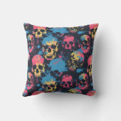 Urban Art Skull Pillow Design A46 クッション (裏面)