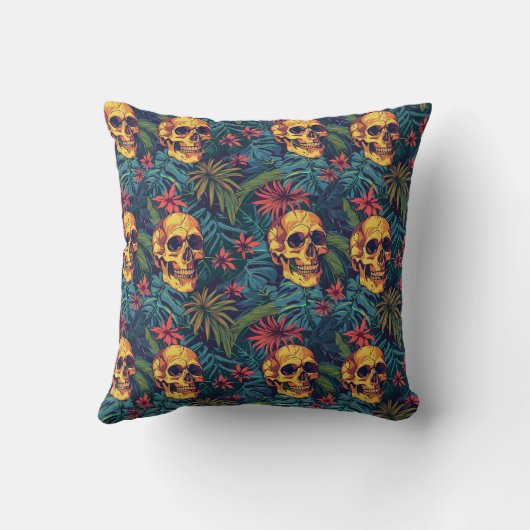 Urban Art Skull Pillow Design A49 クッション (裏面)
