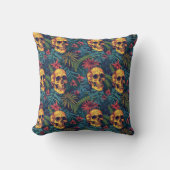 Urban Art Skull Pillow Design A49 クッション (正面)