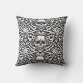 Urban Art Skull Pillow Design, Cojín B29 クッション (裏面)