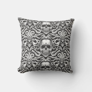 Urban Art Skull Pillow Design, Cojín B29 クッション