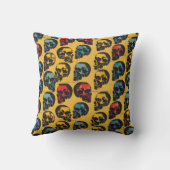 Urban Art Skull Pillow Design, Cojín B46 クッション (裏面)