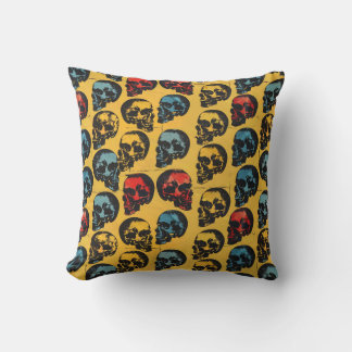 Urban Art Skull Pillow Design, Cojín B46 クッション