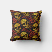 Urban Art Skull Pillow Design, Cojín B48 クッション (正面)