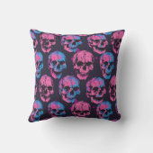 Urban Art Skull Pillow Design, Cojín B52 クッション (裏面)
