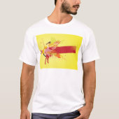 Urban Banner Red Yellow T-Shirt Tシャツ (正面)