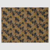 Urban Baroque Gold Chains Animal Print 薄葉紙 (正面)