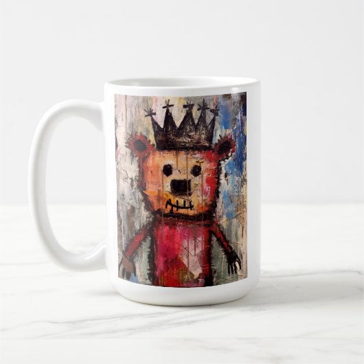 Urban Bear King GRAFFITI コーヒーマグカップ (左)