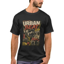 URBAN BEAT "ノー・ハイプ" ヴィンテージ ヒップホップ グラフィックTシャツ