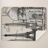 "Urban Beauty" シェルパブランケット (正面(横))