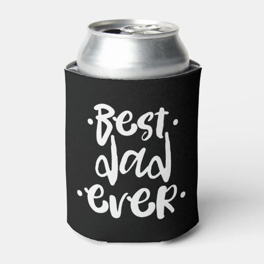 Urban Best Dad Ever ホワイトスクリプト 父の日ギフト 缶クーラー (缶正面)