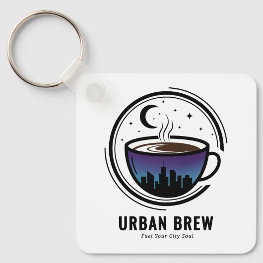 Urban Brew City Skyline Coffee キーホルダー (正面)