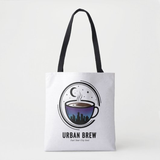 Urban Brew City Skyline Coffee トートバッグ (正面)