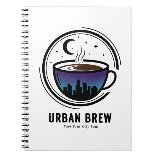 Urban Brew City Skyline Coffee ノートブック (正面)