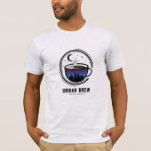Urban Brew City Skyline Coffee Tシャツ (正面)