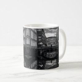 Urban Bridge Reflection Calm コーヒーマグカップ